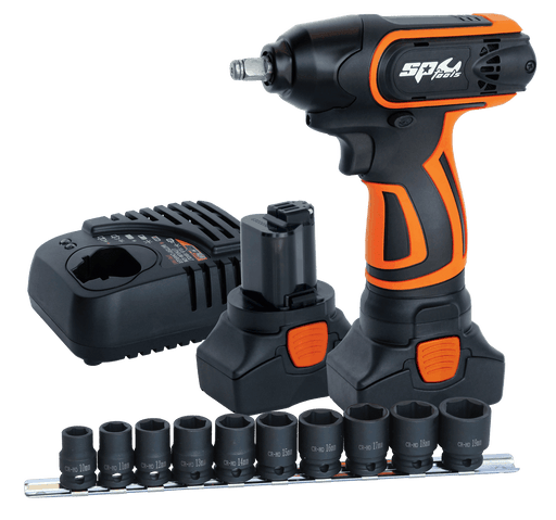 SP TOOLS SP81119 SP Tools Max Drive 16v 3/8”Dr Impact Wrench 2.0Ah Lithium  Superstart Batteries.