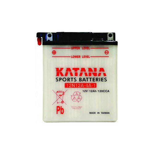 12N12A-4A-1 Katana Conventional Motorcycle Battery 12V 120CCA 12AH 6 MONTHS WARRANTY