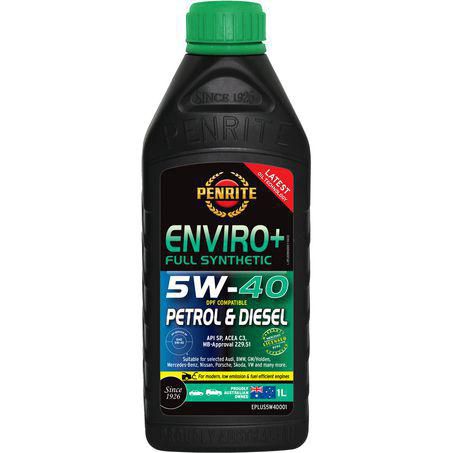Penrite ENVIRO+ 5W-40 1L Engine Oil - EPLUS5W40001 — Superstart Batteries
