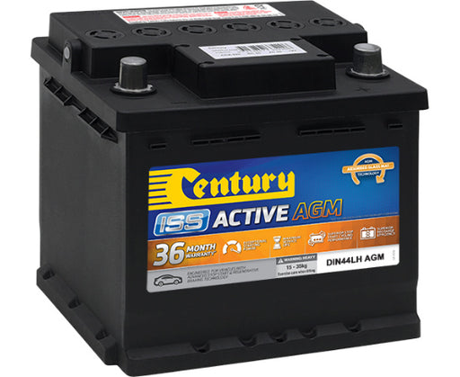 Century DIN44LH AGM Battery - 12V 520 CCA 50Ah - Superstart Batteries