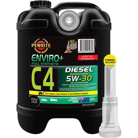 Penrite ENVIRO+ C4 5W-30 20L Engine Oil - EPLUSC4020 - Superstart Batteries
