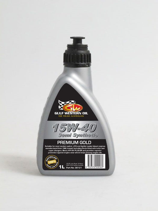 Gulf Western Premium Gold 15W-40 Engine Oil - 1L 30121