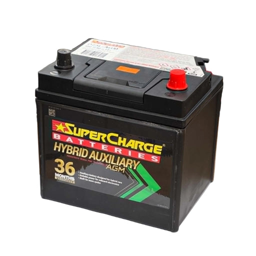 Supercharge D23L-AGM Hybrid Auxiliary Battery - 50Ah 550CCA - Superstart Batteries