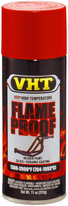 VHT Flameproof Paint Flat Red 325ml - SP109 - Superstart Batteries