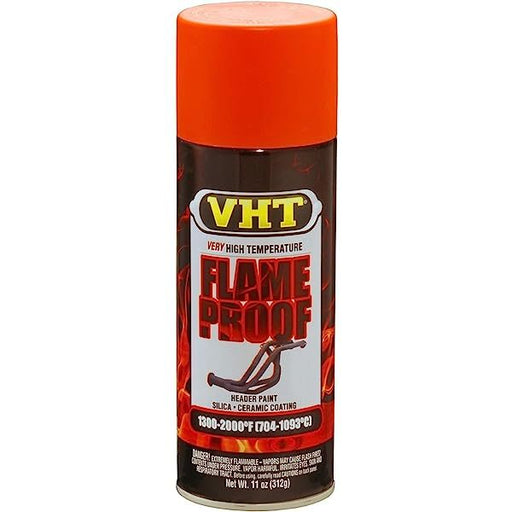 VHT Flameproof Paint Flat Orange 325ml - SP114 - Superstart Batteries