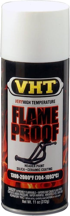 VHT Flameproof Paint Flat White Primer 325ml - SP118 - Superstart Batteries