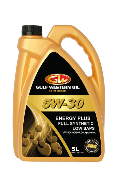 Gulf Western ENERGY - PLUS FULL SYNTHETIC 5W/30 -5L 60513