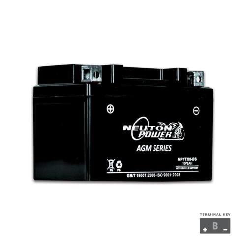 Neuton Power AGM Motorcycle Battery 12V 8Ah 135CCA (NPYTX9-BS) - Superstart Batteries