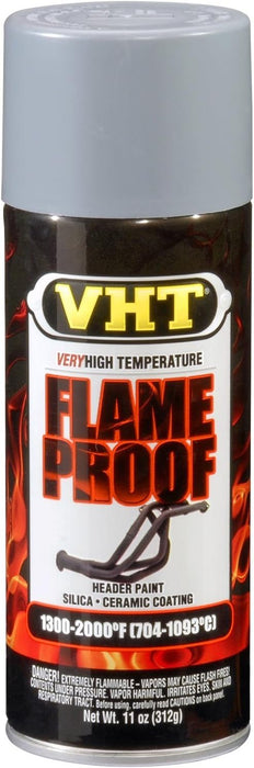 VHT FlameProof Coating Flat Grey Primer Can - SP100 SP100A - Superstart Batteries