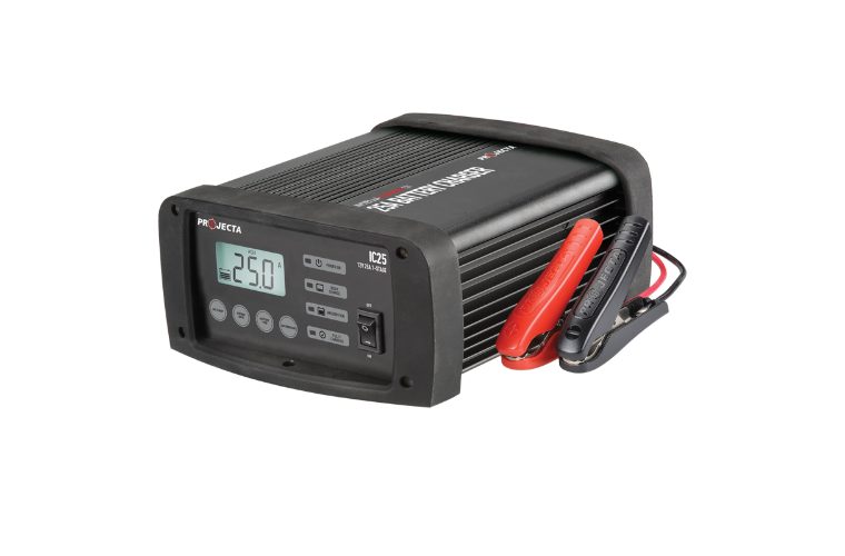 Projecta 12V Automatic Workshop 25 Amp 7 Stage Batt Charger MultiChem Lithium IC25W