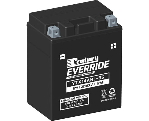 Century YTX14AHL-BS Hi Performance AGM Battery 220 CCA 12AH - Superstart Batteries