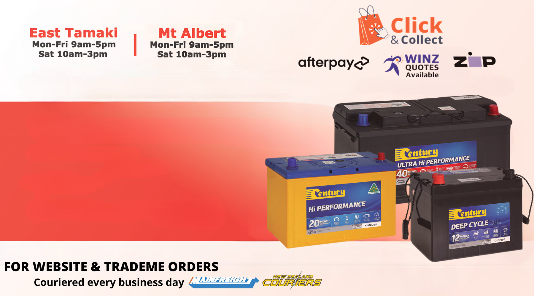 automotive battery supplier in auckland- buy batteries in auckland, afterpay, winz and zip payment method avaliable