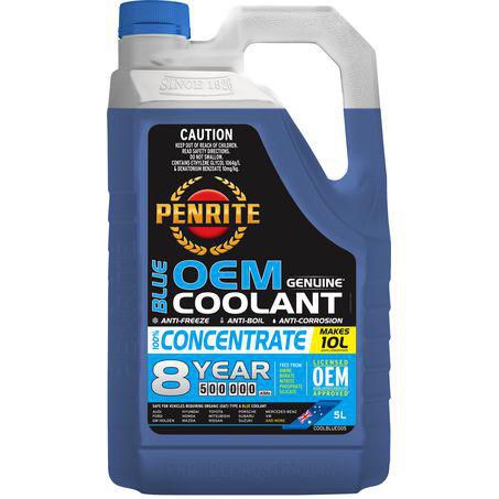 Penrite OEM Blue Concentrate Coolant 5L - COOLBLUE005 - Superstart Batteries
