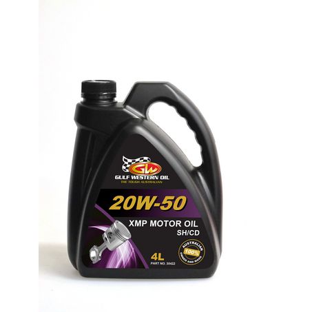 30422 - GULF WESTERN XMP 20W50 MOTOR OIL