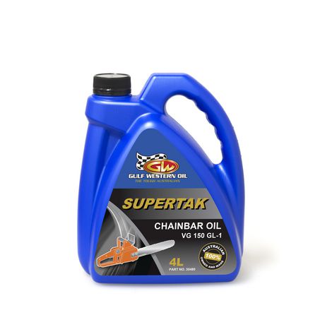 30480 - GULF WESTERN SUPERTACK CHAIN AND BAR OIL - ISO150 - 4L