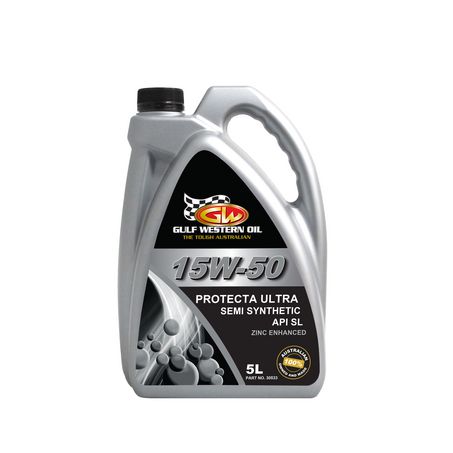 30533 - GULF WESTERN PROTECTA ULTRA 15W-50 ENGINE OIL - 5L — Superstart ...