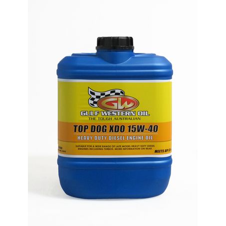 31012 - GULF WESTERN TOP DOG XDO 15W40 ENGINE OIL - Superstart Batteries