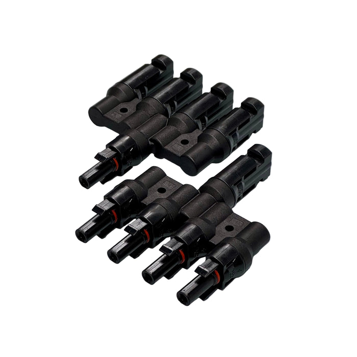 MC4 Solar Panel T-Branch 4 to 1 Connector 30A - Pair