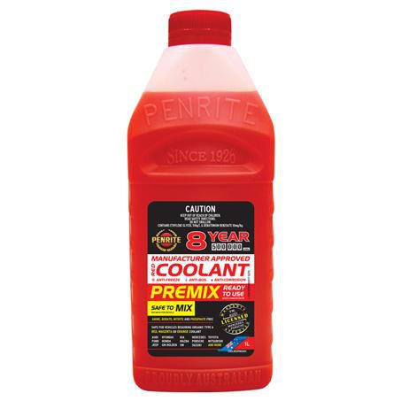 Penrite OEM-Approved Red Premix Coolant 1L - COOLREDPMX001 - Superstart Batteries