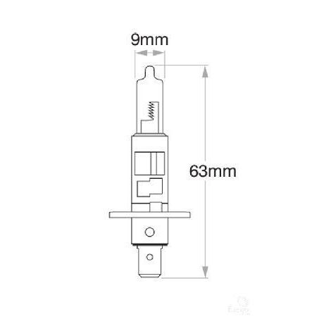 OEX H1 Globe 12V 55W single pack - GLX16550 - Superstart Batteries