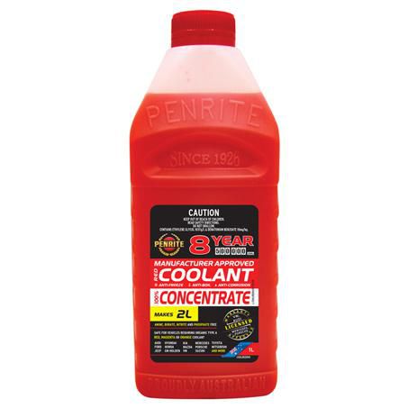 Penrite OEM-Approved Red Concentrate Coolant 1L - COOLRED001 - Superstart Batteries