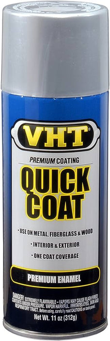 VHT Quick Coat Enamel Spray Paint Silver Chrome 312g - SP525