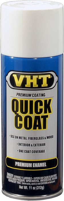 VHT Quick Coat Enamel Spray Paint Gloss White 312g - SP509 - Superstart Batteries