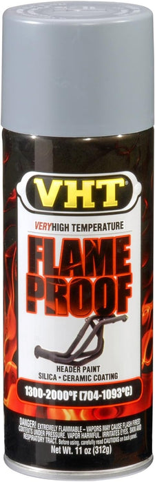 VHT Flameproof Paint Flat Grey 325ml - SP104 - Superstart Batteries