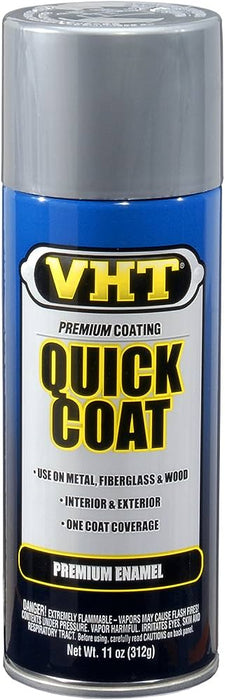 VHT Quick Coat Enamel Spray Paint Bright Aluminum 312g - SP507