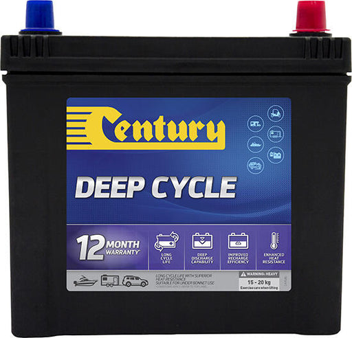 Century 55D23L Deep Cycle Battery - 12V, 65AH, Maintenance Free - Superstart Batteries