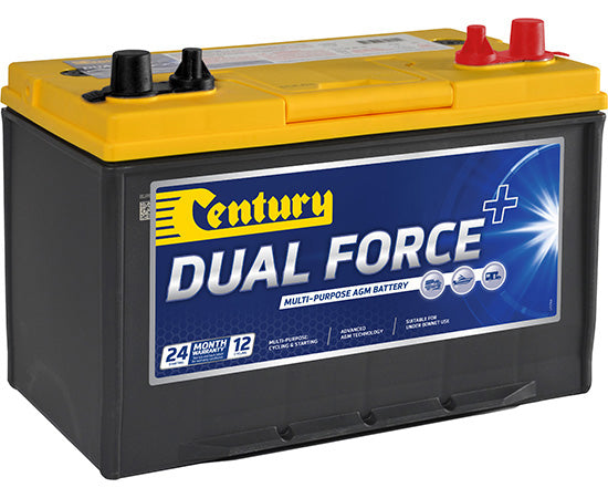Century 27LX MF Dual Force+ Dual Purpose AGM Battery 27LXMF