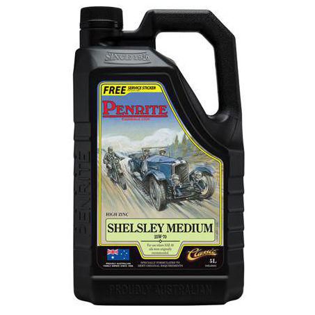 Penrite Shersley Medium 25W-70 5L Mineral Engine Oil - SHELM005 - Superstart Batteries