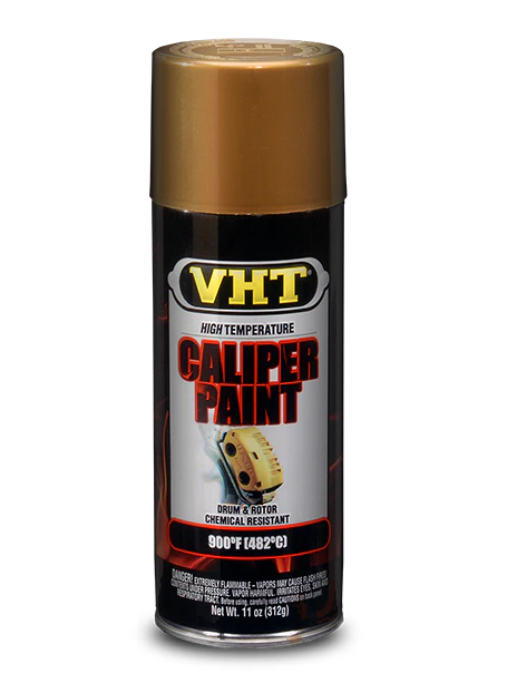 VHT Gold Brake Caliper Paint – 2-Pack – High Heat 11oz – For Calipers, Drums, Rotors