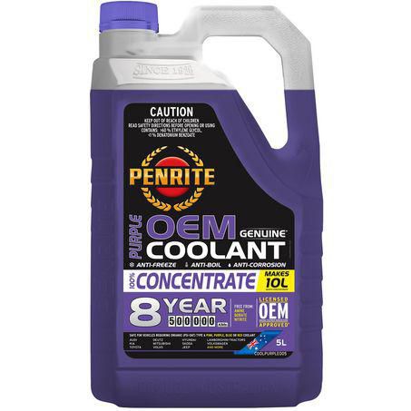 Penrite OEM Purple Concentrate Coolant 5L - COOLPURPLE005 - Superstart Batteries