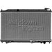 FloKool Engine Radiator for Nissan Maxima - RAD925 - Superstart Batteries