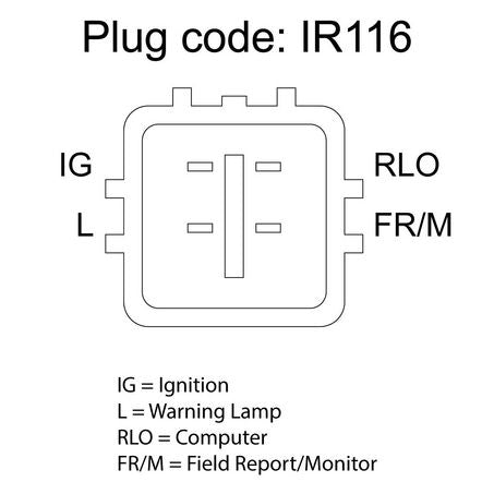 OEX Alternator 12V 150A Denso Style DXA4199 Lexus 4GR-FSE 3GR-FSE 2GR-FSE - Superstart Batteries