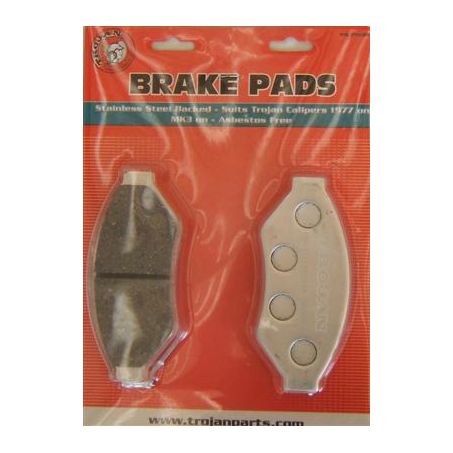 TPT10203 - Trojan Trailer Brake Pad Set Stainless Steel - 4 Pack - Superstart Batteries