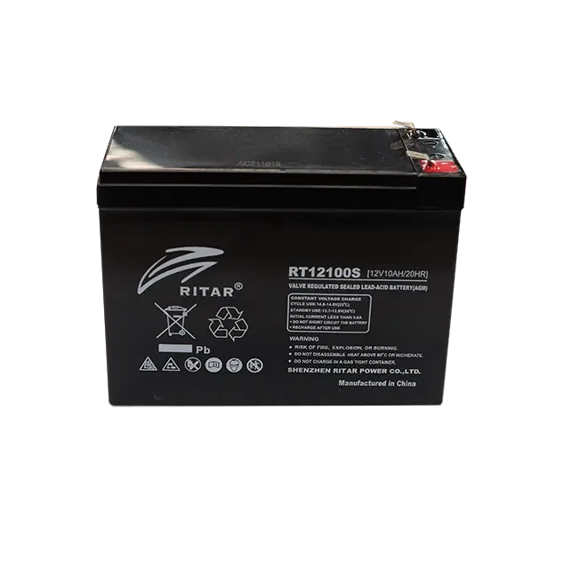 RITAR RT12100S 12V 10AH SLA battery - Superstart Batteries