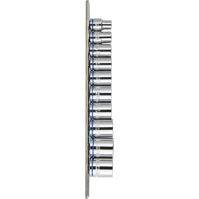 Mechpro Blue 10 Piece Socket Rail Set Metric 3/8In Drive – MPBSK116K