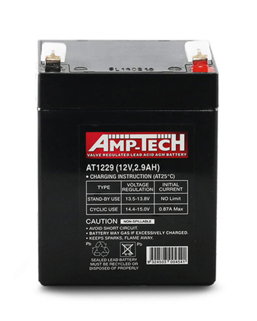 AMPTECH AT1229 12v 2.9AH AGM Battery - Superstart Batteries