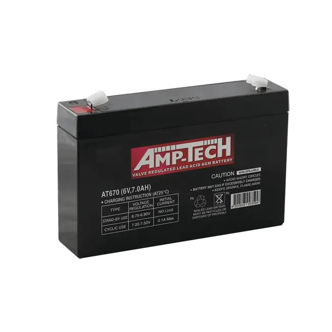 AMPTECH AT670 6v 7AH AGM Battery