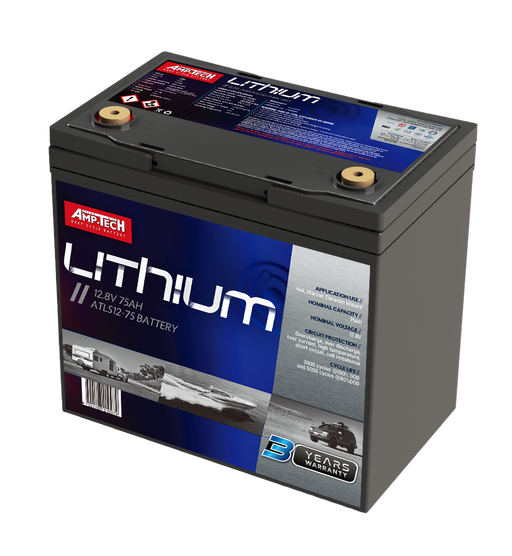 AMPTech Amptech Lithium ATLS12-75 Lithium Deep Cycle - Superstart Batteries