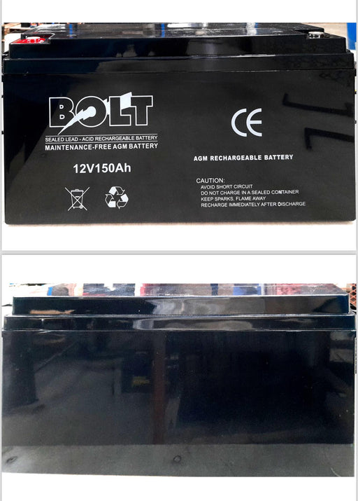 Bolt 12v 150AH AGM Deep Cycle Battery - Superstart Batteries