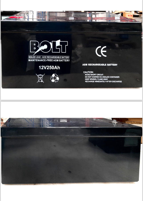 Bolt 12V 200Ah AGM Deep Cycle Battery