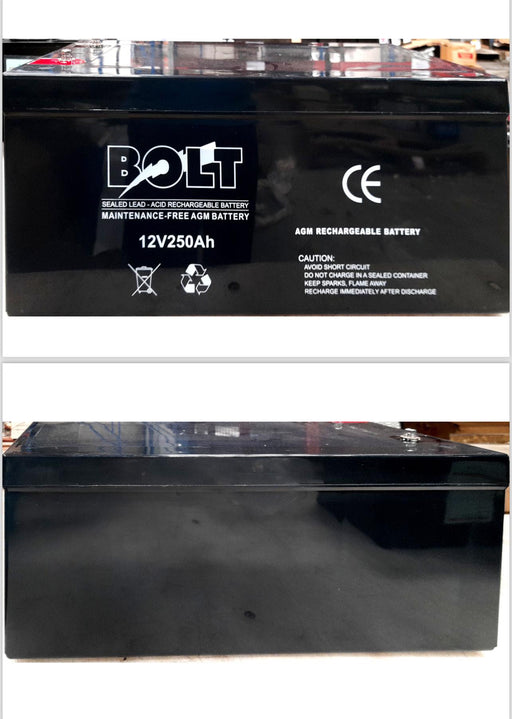 Bolt 12V 200Ah AGM Deep Cycle Battery - Superstart Batteries