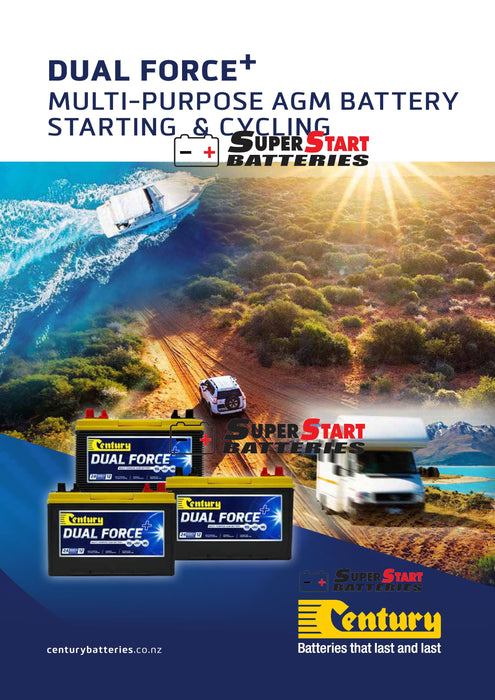 Century 31X MF Dual Force+ AGM Battery - 12V, 950CCA, Dual Purpose - Superstart Batteries