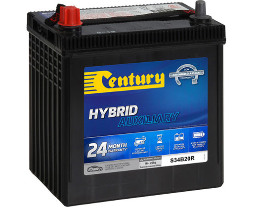 Century S34B20R Start-Stop AGM Car Battery for Toyota Prius - 12V 270CCA - Superstart Batteries