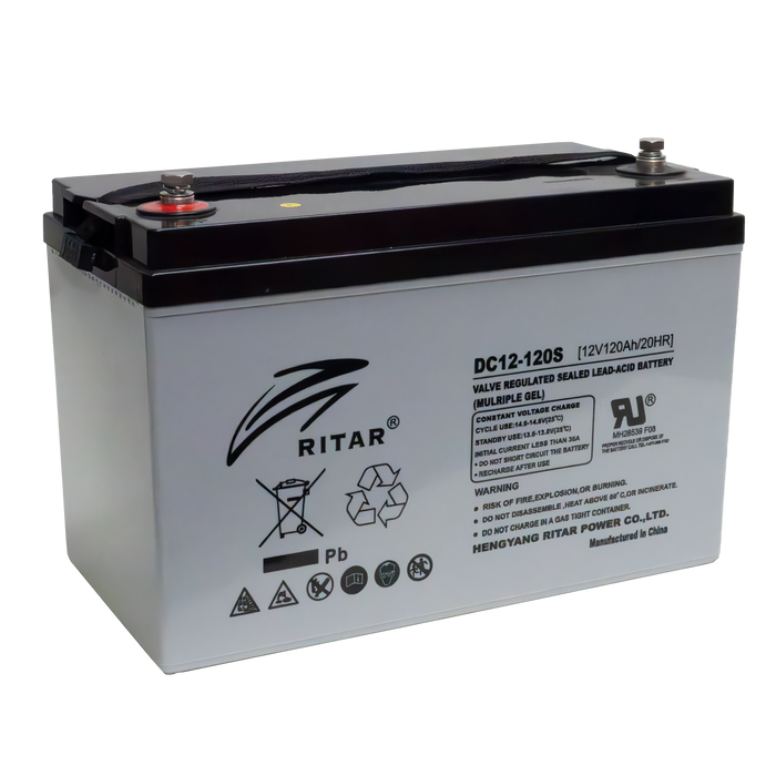 Ritar RA12-120SD AGM Deep Cycle Battery 12V 120AH - Superstart Batteries