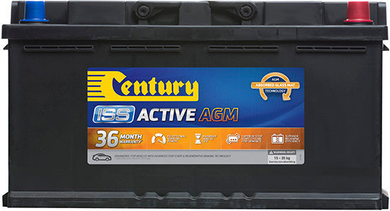 DIN75LHAGM Century Start-Stop AGM Battery 12V 800CCA LN4 DIN75 DIN77H