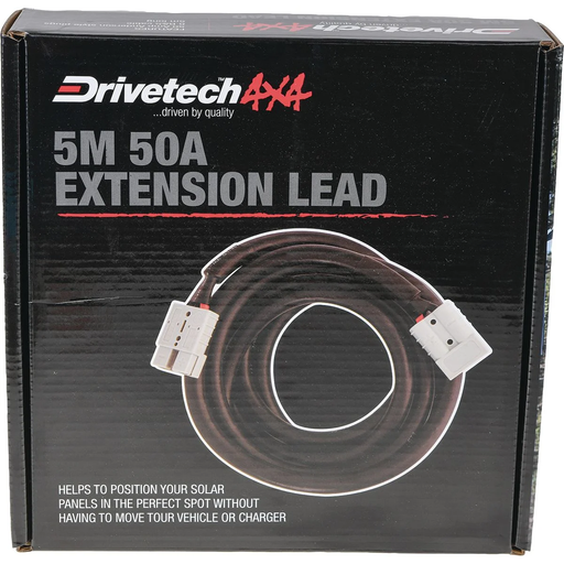 Drivetech 4x4 50A 5m Extension Lead with Anderson Style Connectors - Superstart Batteries